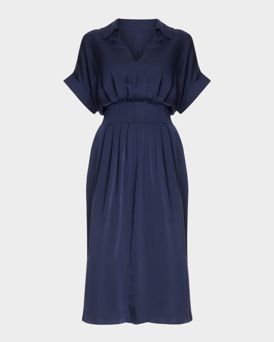 Kayleigh Satin Midi Dress